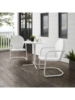 Crosley Griffith 3-piece Outdoor Bistro Set -GardenJoy Shop 8611589 wt 32v