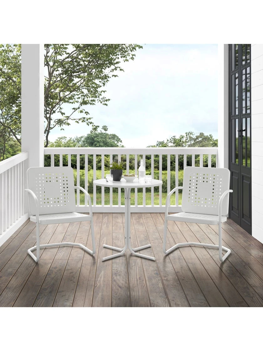 Crosley Bates 3-piece Outdoor Bistro Set 8 Crosley Bates 3-piece Outdoor Bistro Set - Image 6