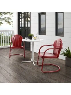 Crosley Tulip 3-piece Outdoor Bistro Set -GardenJoy Shop 8611591 rd 27v