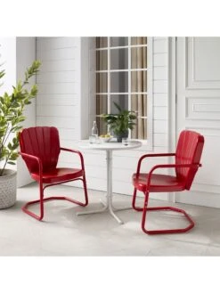 Crosley Ridgeland 3-piece Outdoor Bistro Set -GardenJoy Shop 8611594 rd 17v