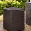 Crosley Palm Harbor Outdoor Wicker Rectangular Side Table -GardenJoy Shop 8611950 01v palm harbor outdoor wicker rectangular side table