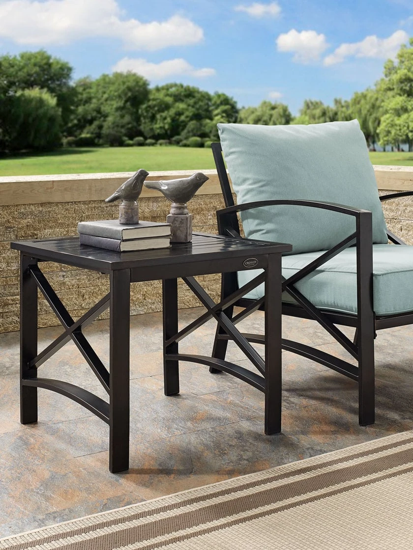 Crosley Kaplan Side Table 3 Crosley Kaplan Side Table