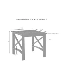 Crosley Kaplan Side Table 23 Crosley Kaplan Side Table -GardenJoy Shop 8611953 08v