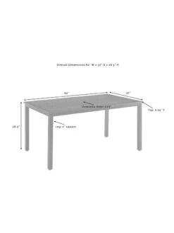 Crosley Kaplan Dining Set -GardenJoy Shop 8611954 10v
