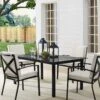 Crosley Kaplan Dining Set 2 Crosley Kaplan Dining Set -GardenJoy Shop 8611954 14v kaplan 5pc outdoor dining set table and 4 chairs
