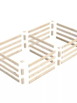 Pine Raised Garden Beds, 4'x8' 8 Pine Raised Garden Beds, 4'x8' -GardenJoy Shop 8612238 01V jpg