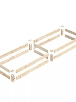 Pine Raised Garden Bed, 2' X 8' -GardenJoy Shop 8612243 01V jpg