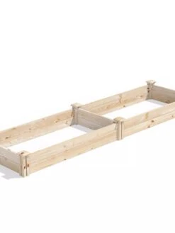 Pine Raised Garden Bed, 2' X 8' -GardenJoy Shop 8612243 03V jpg