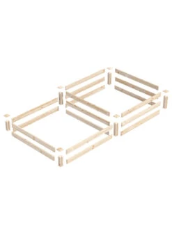 2-Tier Pine Raised Garden Bed, 4'x8' -GardenJoy Shop 8612253 01v