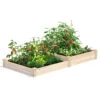 2-Tier Pine Raised Garden Bed, 4'x8' -GardenJoy Shop 8612253 02v 2 tier pine raised garden bed 4x8 feet