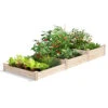 3-Tier Pine Raised Garden Bed, 4'x12' -GardenJoy Shop 8612254 02v 3 tier pine raised garden bed 4x12 feet