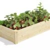 Pine Raised Garden Bed, 2'x4'x10.5" High -GardenJoy Shop 8612256 02V jpg