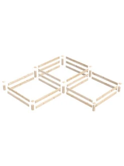 2-Tier Pine Raised Garden Bed, 4'x12' -GardenJoy Shop 8612257 01v