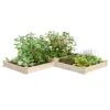 2-Tier Pine Raised Garden Bed, 4'x12' -GardenJoy Shop 8612257 02v 2 tier pine raised garden bed 4x12 feet