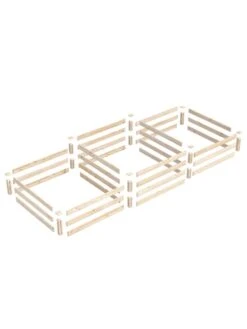 Tall 2-Tier Pine Raised Garden Bed, 4'x12' -GardenJoy Shop 8612258 01v