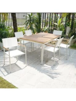 Braylee 7 Pc Outdoor Dining Set 7 Braylee 7 Pc Outdoor Dining Set -GardenJoy Shop 8612276 02v