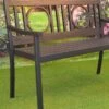 Gramercy Outdoor Metal Bench -GardenJoy Shop 8612281 03v gramercy outdoor metal bench