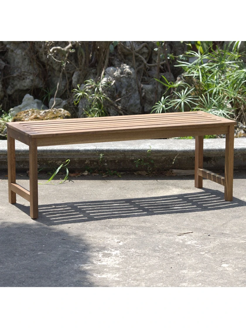 Fontana 4' Outdoor Dining Bench 4 Fontana 4' Outdoor Dining Bench - Image 2