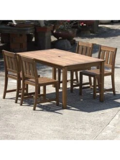 Fontana 5 Pc Outdoor Dining Set -GardenJoy Shop 8612290 01v