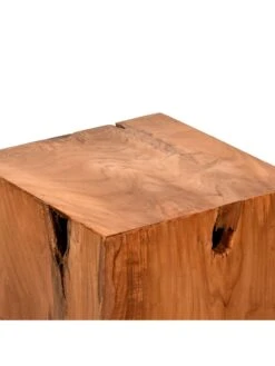 Vico Teak Root Outdoor Side Table -GardenJoy Shop 8612333 02v