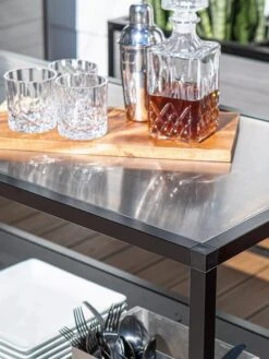 Veradek Outdoor Kitchen Series Counter Long - Stainless Steel -GardenJoy Shop 8612467 09V tif