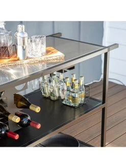 Veradek Stainless Steel Outdoor Kitchen Series Bar Cart -GardenJoy Shop 8612470 14v