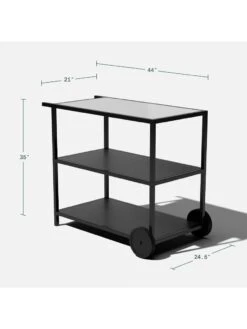 Veradek Stainless Steel Outdoor Kitchen Series Bar Cart -GardenJoy Shop 8612470 15v