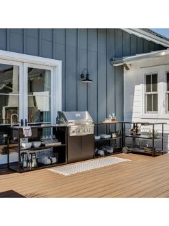 Veradek Stainless Steel Outdoor Kitchen Series Bar Cart -GardenJoy Shop 8612471 12v 1