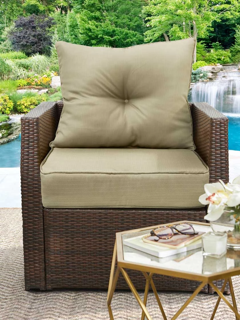 Outdoor Decor™ Seat Cushion, 24" X 24" 3 Outdoor Decor™ Seat Cushion, 24" X 24"