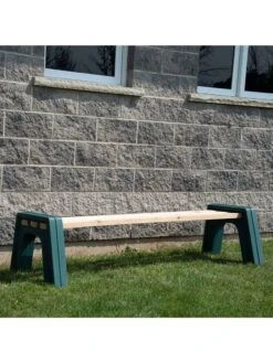 Custom Length Lightweight Indoor Or Outdoor Backless Bench Ends -GardenJoy Shop 8612858gr 05v