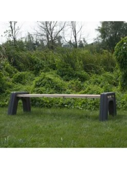 Custom Length Lightweight Indoor Or Outdoor Backless Bench Ends -GardenJoy Shop 8612858gy 11v