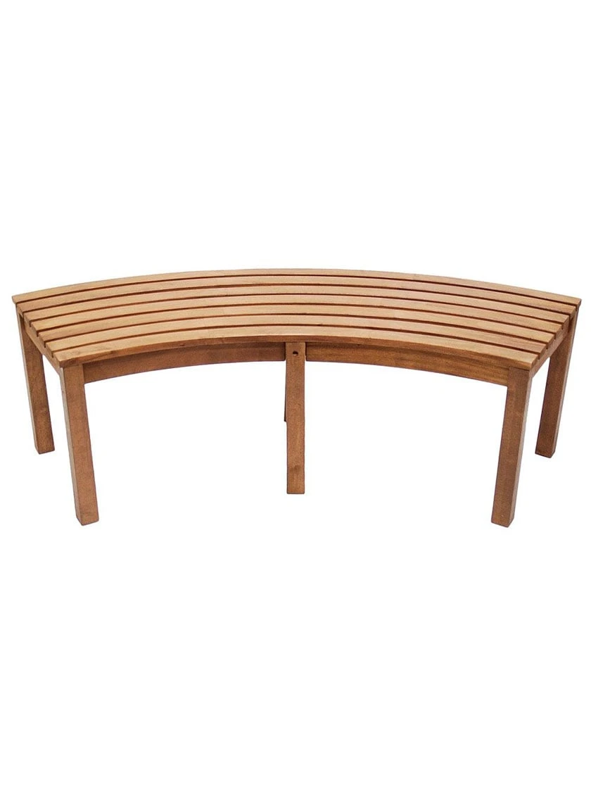 Achla Designs Curved Backless Bench 3 Achla Designs Curved Backless Bench