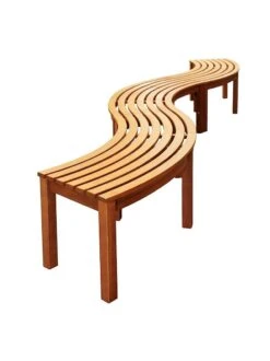 Achla Designs Curved Backless Bench 9 Achla Designs Curved Backless Bench -GardenJoy Shop 8612910 05v