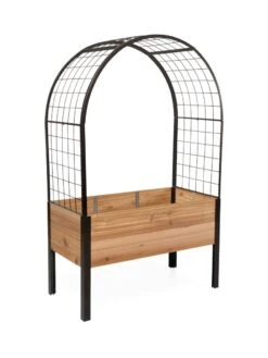 2’ X 4’ Arch Trellis For Planter Boxes 12 2’ X 4’ Arch Trellis For Planter Boxes -GardenJoy Shop 8612976 0006