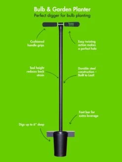 Yard Butler® Long Handled Bulb Planter -GardenJoy Shop 8613157 03v