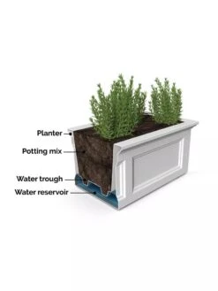 Fairfield Self-Watering Elevated Garden Bed -GardenJoy Shop 8613283 07V 3 4