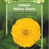 Golden Yellow Zinnia Organic Seeds -GardenJoy Shop 8613628 01v golden yellow zinnia seeds