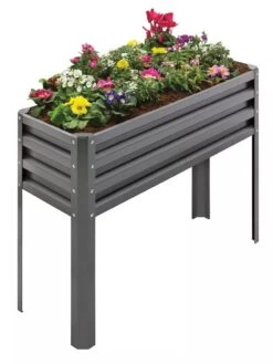 Metal Double Height Raised Garden Bed 10 Metal Double Height Raised Garden Bed -GardenJoy Shop 8613688 01V 3 4