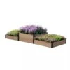 Terraced Triple Garden Bed -GardenJoy Shop 8614257 02V 3 4 terraced triple garden bed