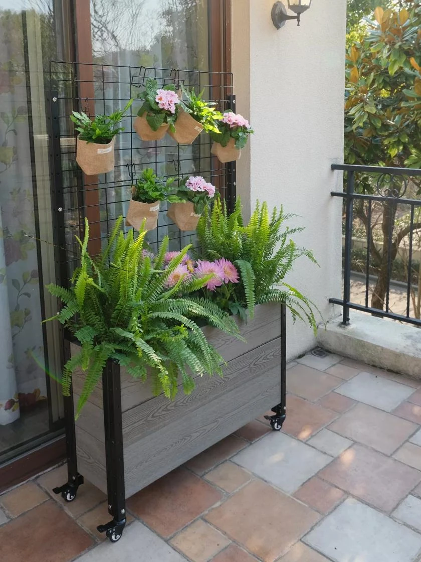 Mobile Deep Trough Planter With Trellis 4 Mobile Deep Trough Planter With Trellis - Image 2