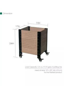 Mobile Deep Root Corner Planter 9 Mobile Deep Root Corner Planter -GardenJoy Shop 8614266 04V 3 4