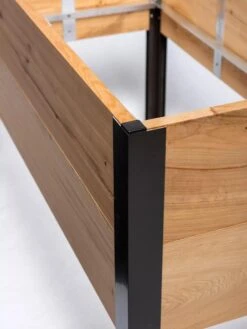 Self-Watering Eco-Stained Elevated Planter Box, 2' X 8' -GardenJoy Shop Cypress 0165 tif 5