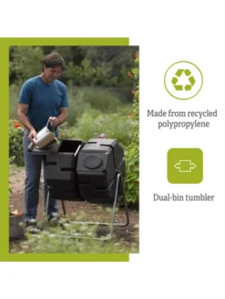 Dual Batch Composter Success Kit -GardenJoy Shop webimage Dual Compost Bin 7